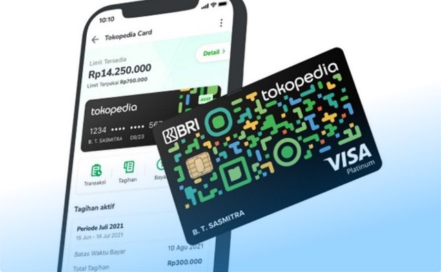 Annual Fee Kartu Kredit  BRI Tokopedia